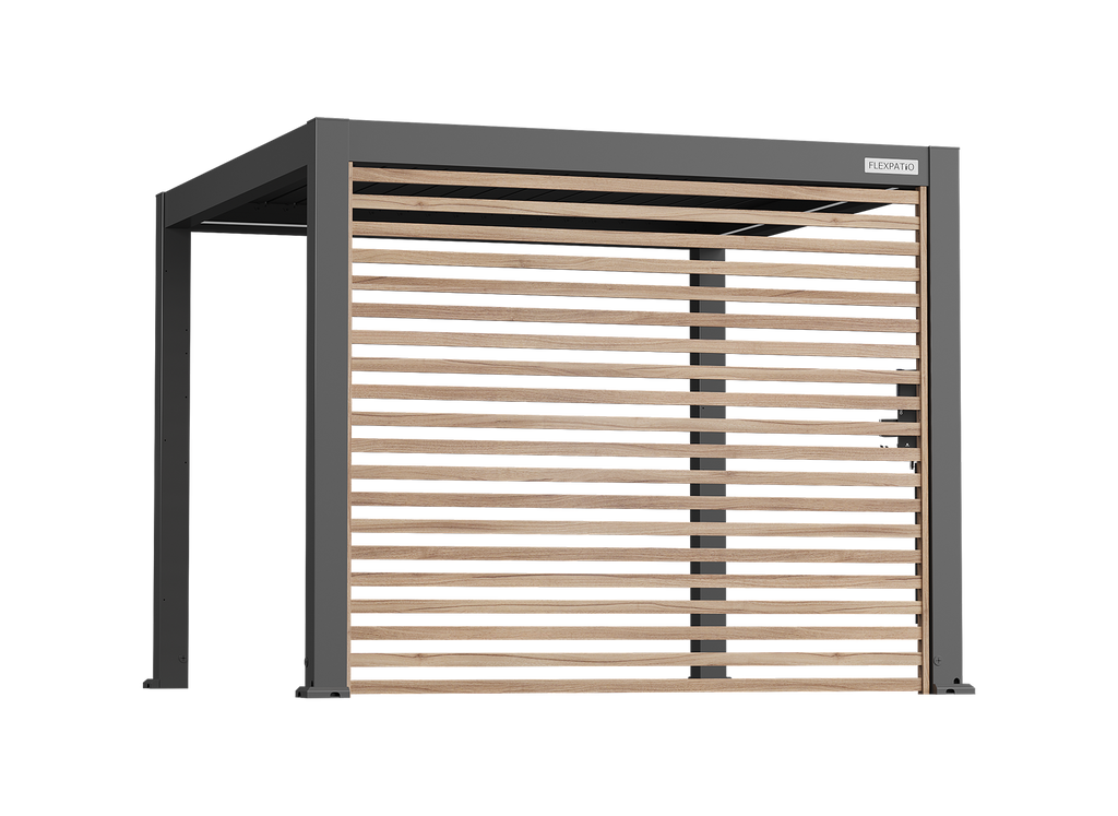 Wood-Grain Slat Walls
