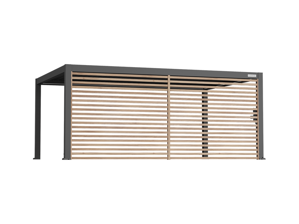 Wood-Grain Slat Walls