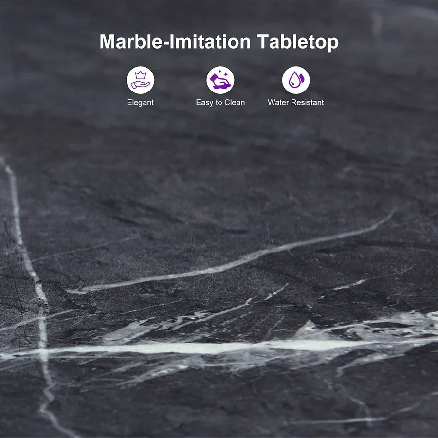 PURPLE LEAF Outdoor Bar Table Patio Dining Table Coffee Kitchen Breakfast Bistro Pub Bar Table for Patio Poolside