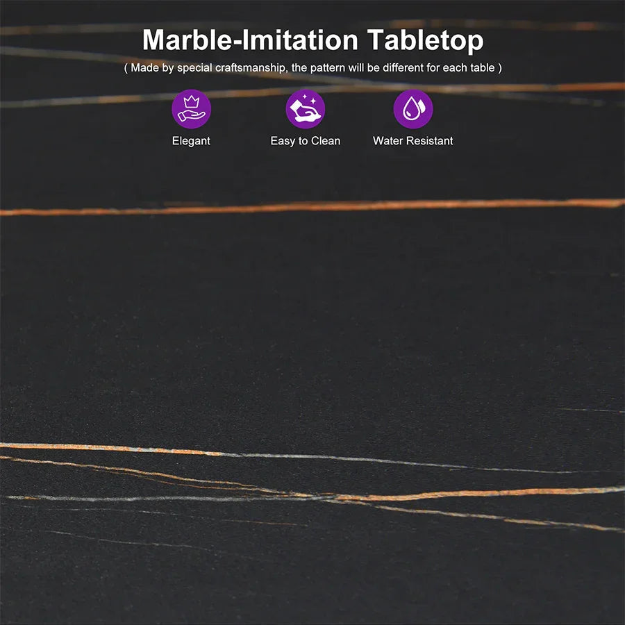 PURPLE LEAF Outdoor Bar Table Patio Dining Table Coffee Kitchen Breakfast Bistro Pub Bar Table for Patio Poolside