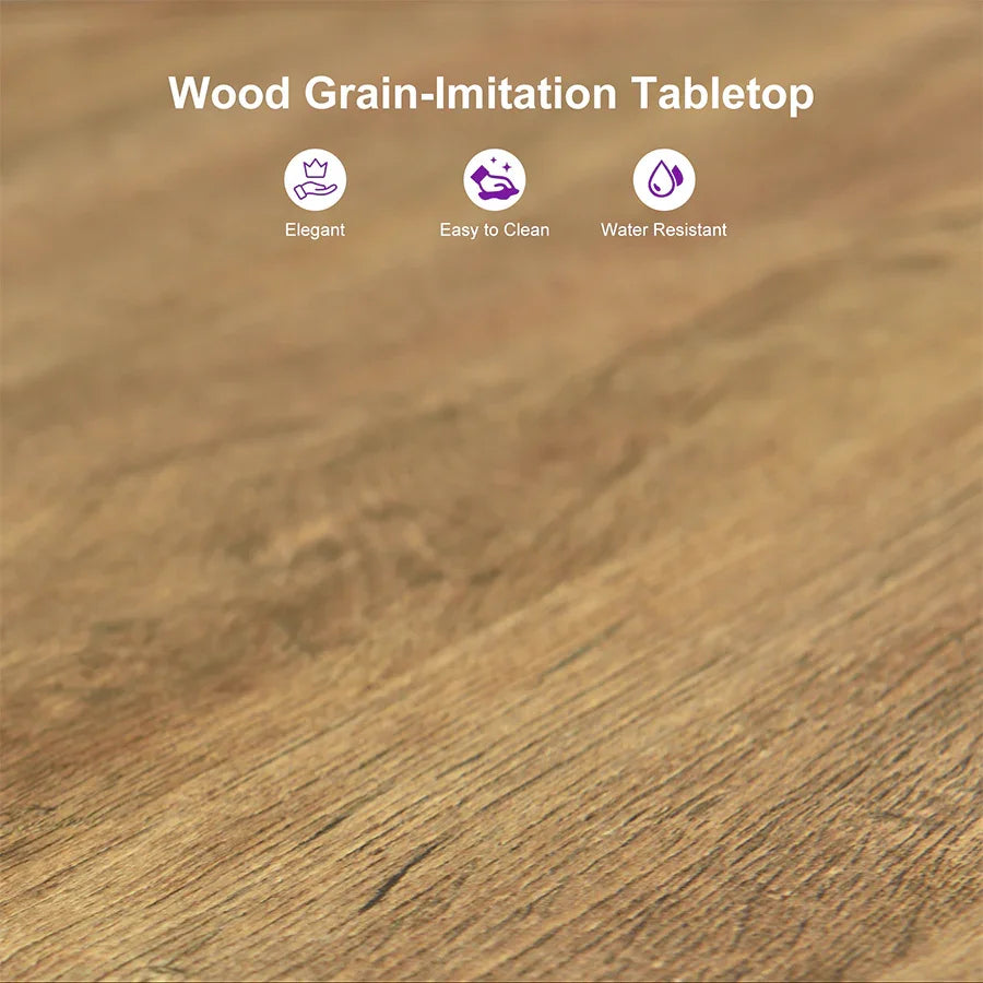 PURPLE LEAF Outdoor Bar Table Patio Dining Table Coffee Kitchen Breakfast Bistro Pub Bar Table for Patio Poolside