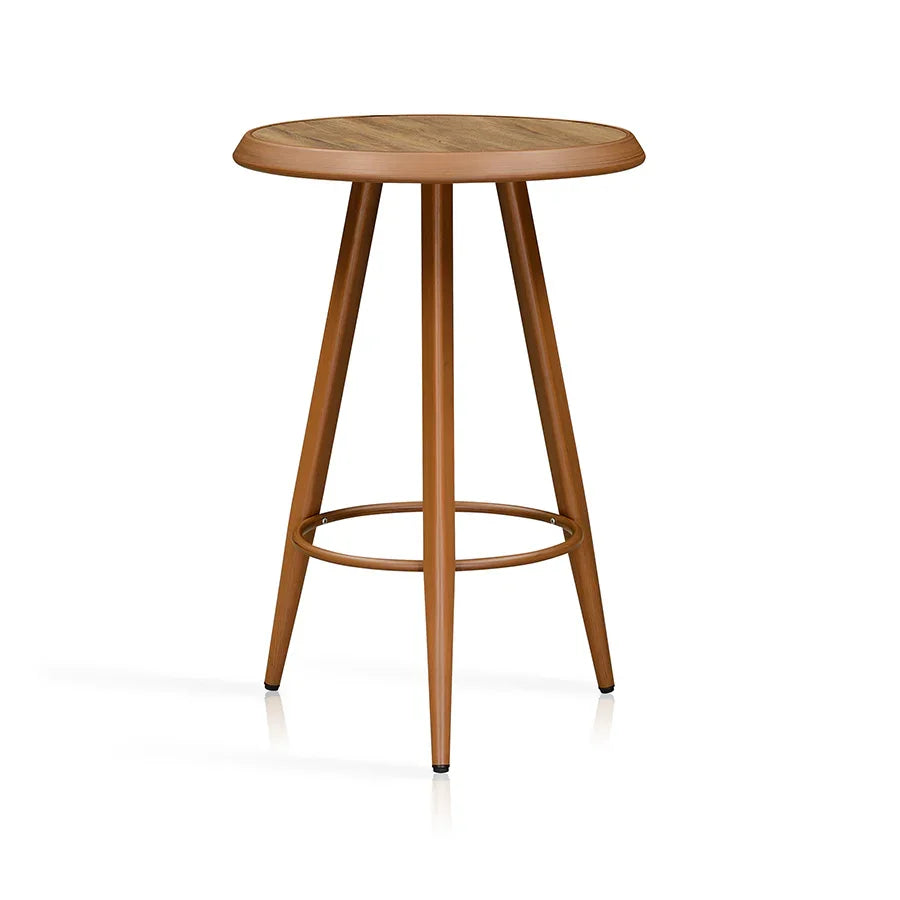 PURPLE LEAF Outdoor Bar Table Patio Dining Table Coffee Kitchen Breakfast Bistro Pub Bar Table for Patio Poolside