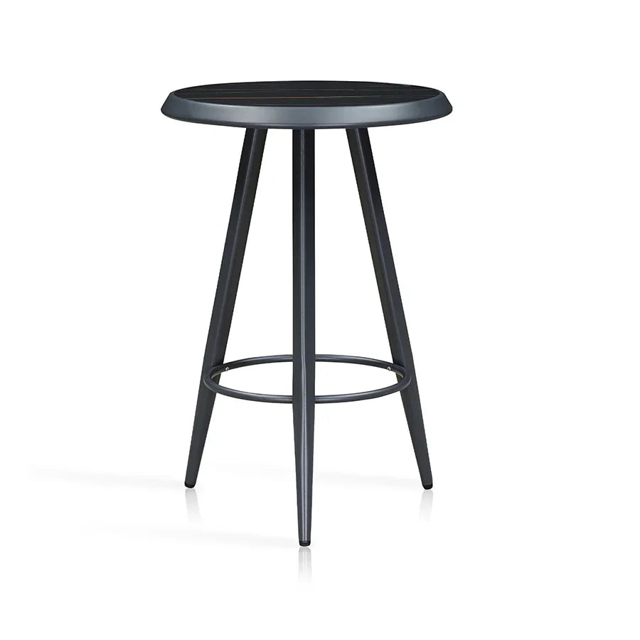 PURPLE LEAF Outdoor Bar Table Patio Dining Table Coffee Kitchen Breakfast Bistro Pub Bar Table for Patio Poolside