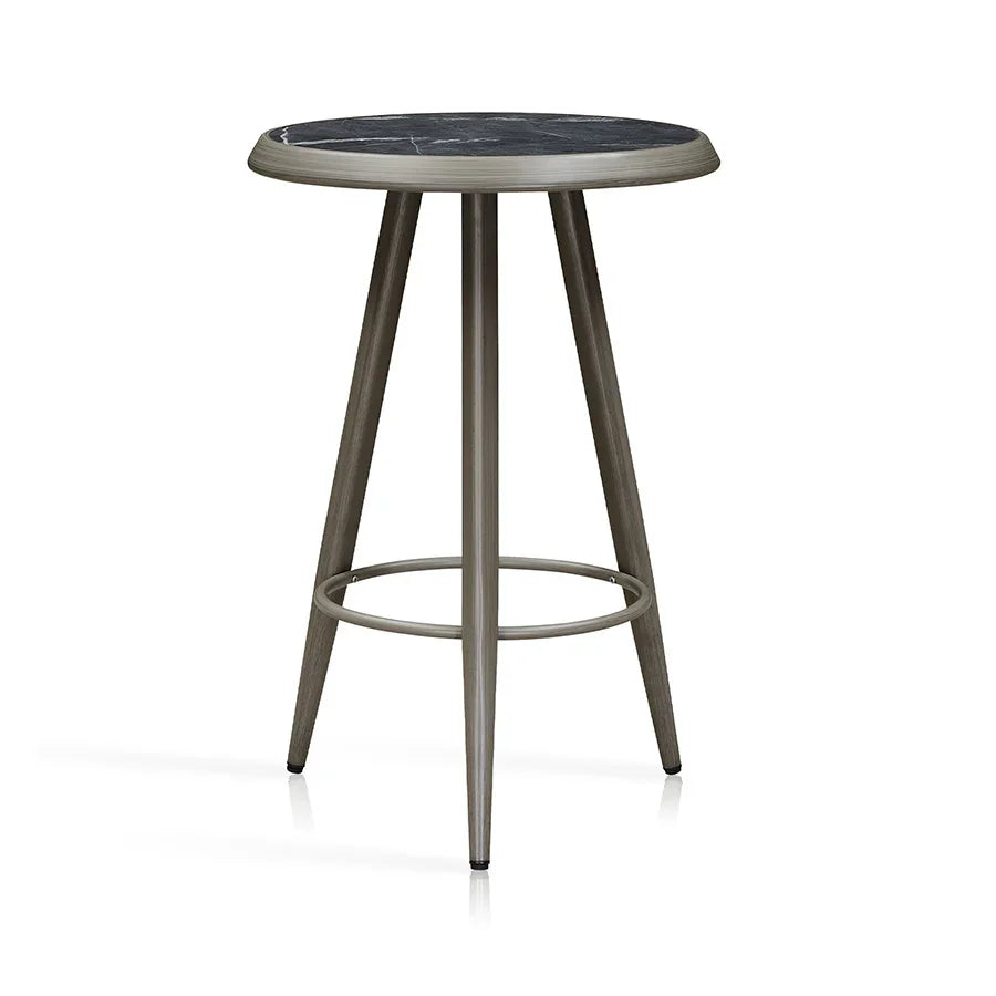 PURPLE LEAF Outdoor Bar Table Patio Dining Table Coffee Kitchen Breakfast Bistro Pub Bar Table for Patio Poolside