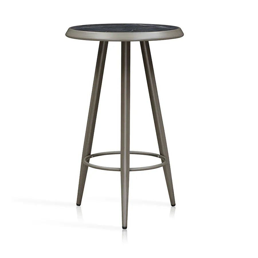 PURPLE LEAF Outdoor Bar Table Patio Dining Table Coffee Kitchen Breakfast Bistro Pub Bar Table for Patio Poolside