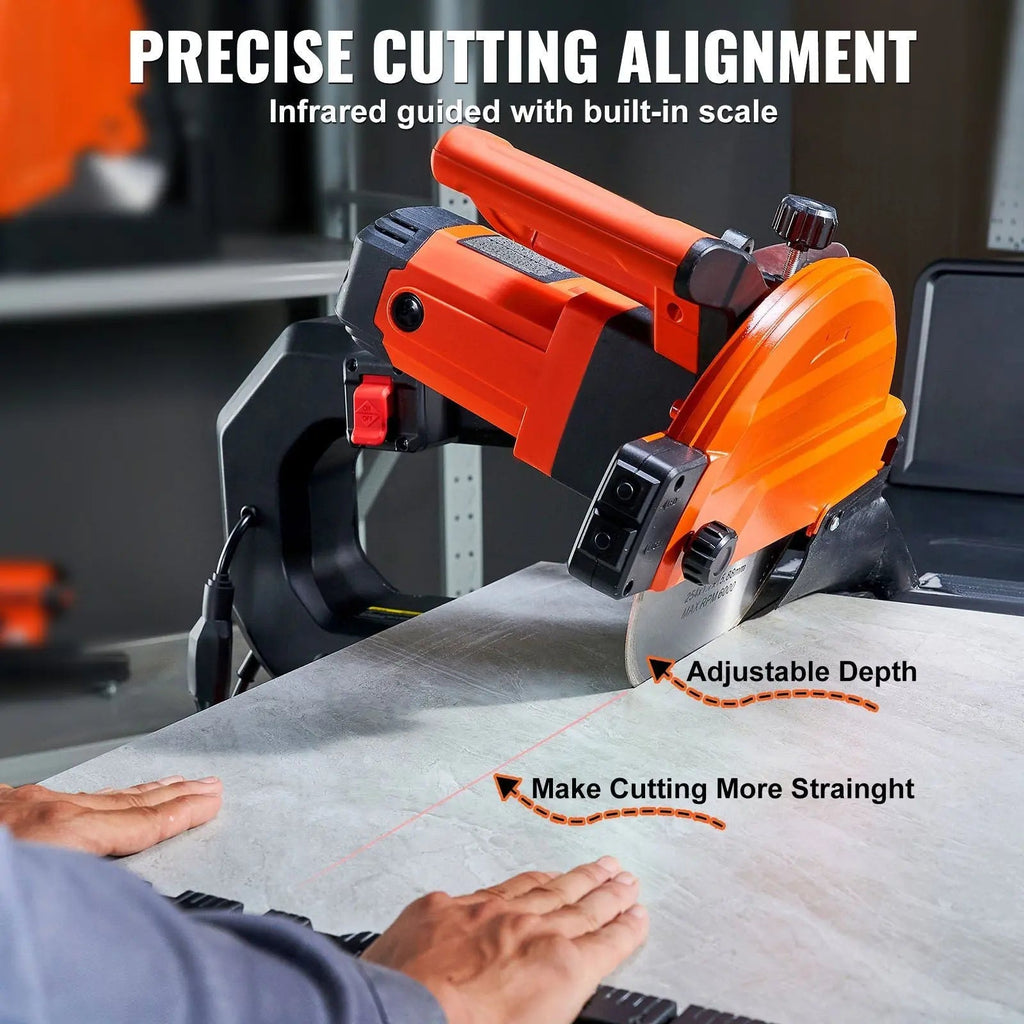 10" Wet Tile Cutter, 4500 RPM Motor, Adjustable Stand Included, Precision Cutting Performance, DOBA-WTC10