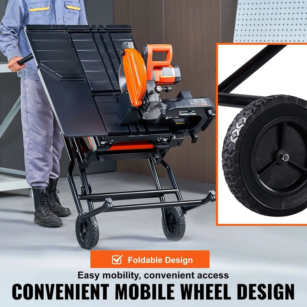 10" Wet Tile Cutter, 4500 RPM Motor, Adjustable Stand Included, Precision Cutting Performance, DOBA-WTC10