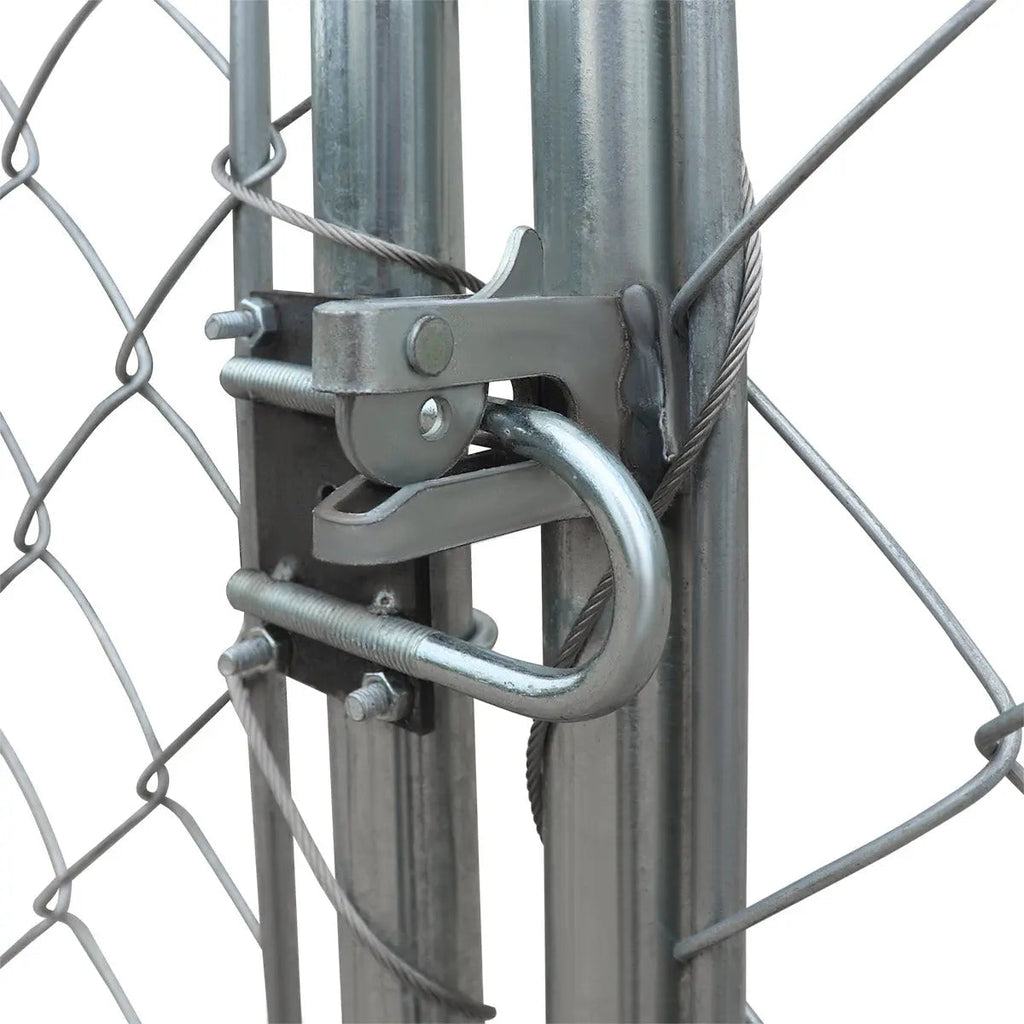 10' x 20' Outdoor Dog Kennel Playpen, Outdoor Dog Runner, Pet Exercise House, Lockable Gate, 6' Chain-Link Fence, TMG-DCP1020