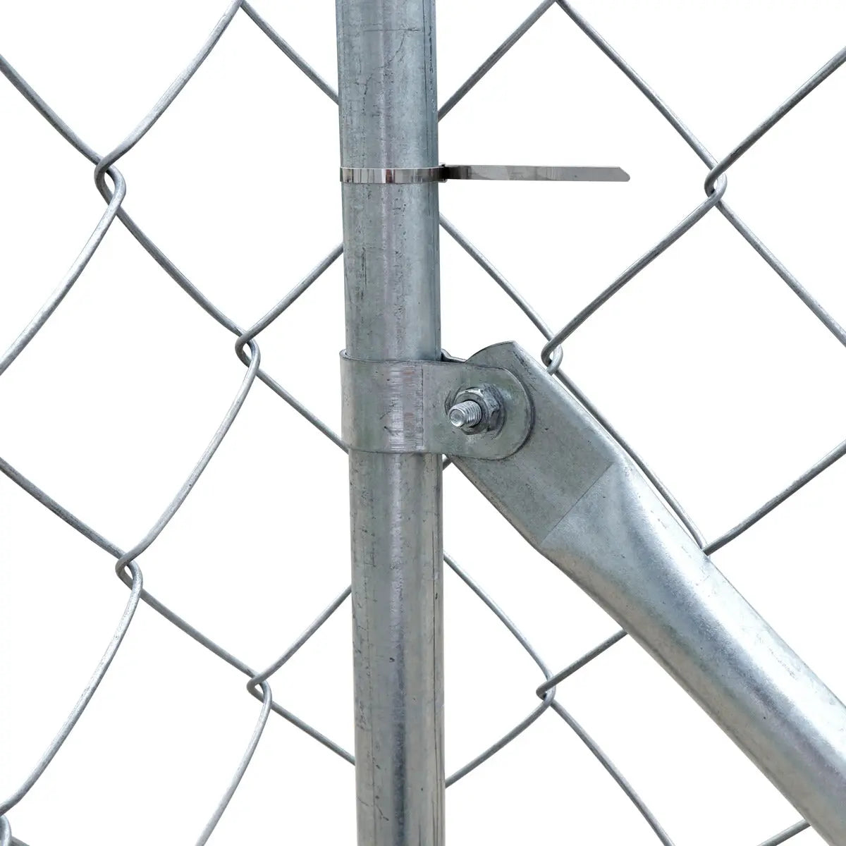 10' x 20' Outdoor Dog Kennel Playpen, Outdoor Dog Runner, Pet Exercise House, Lockable Gate, 6' Chain-Link Fence, TMG-DCP1020