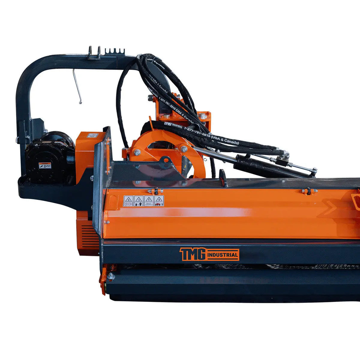100" Ditch Bank Flail Mower, Offset Verge & Slope Cutter for Tractors 80-120 HP, Italian Gearbox TMG-TFMO100