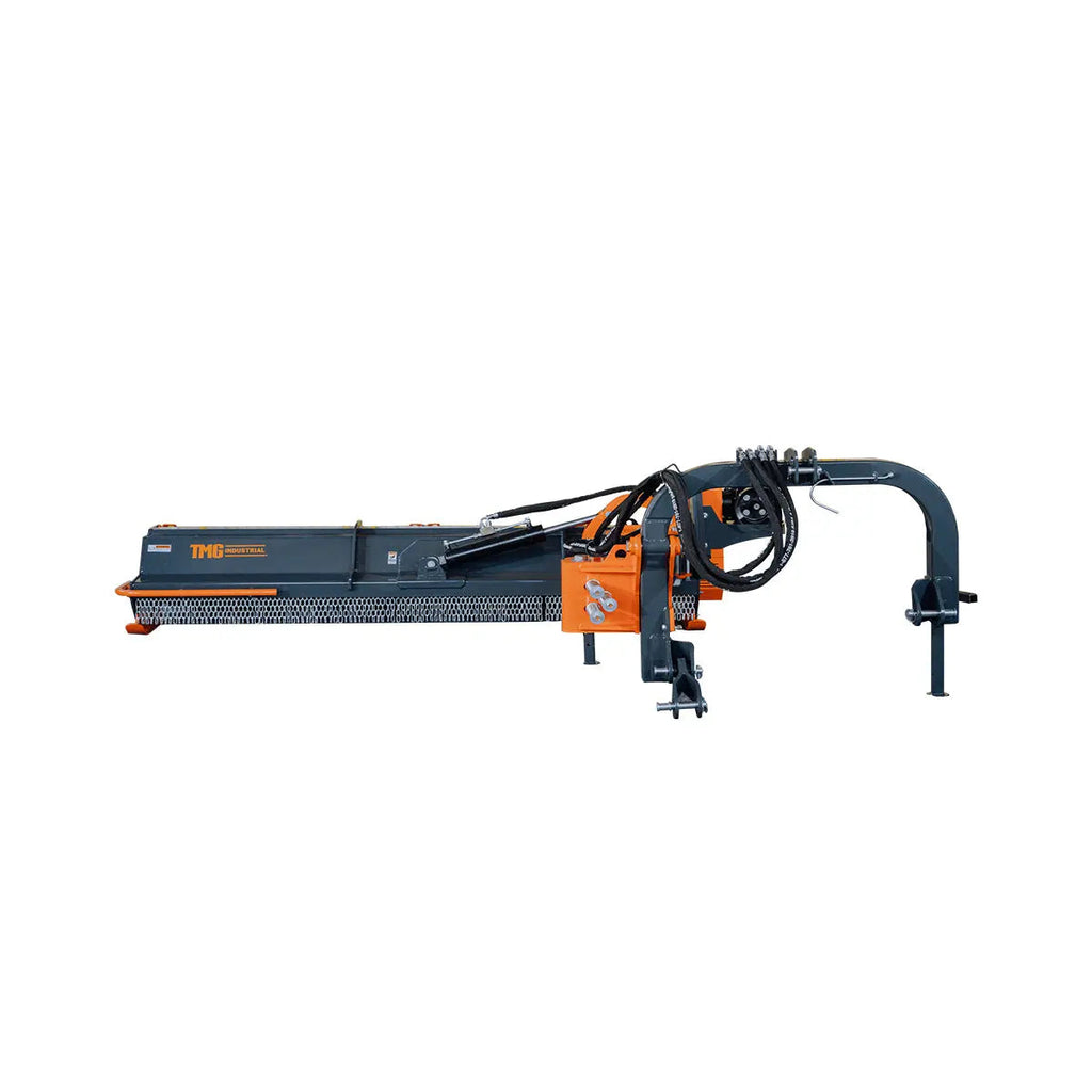 100" Ditch Bank Flail Mower, Offset Verge & Slope Cutter for Tractors 80-120 HP, Italian Gearbox TMG-TFMO100
