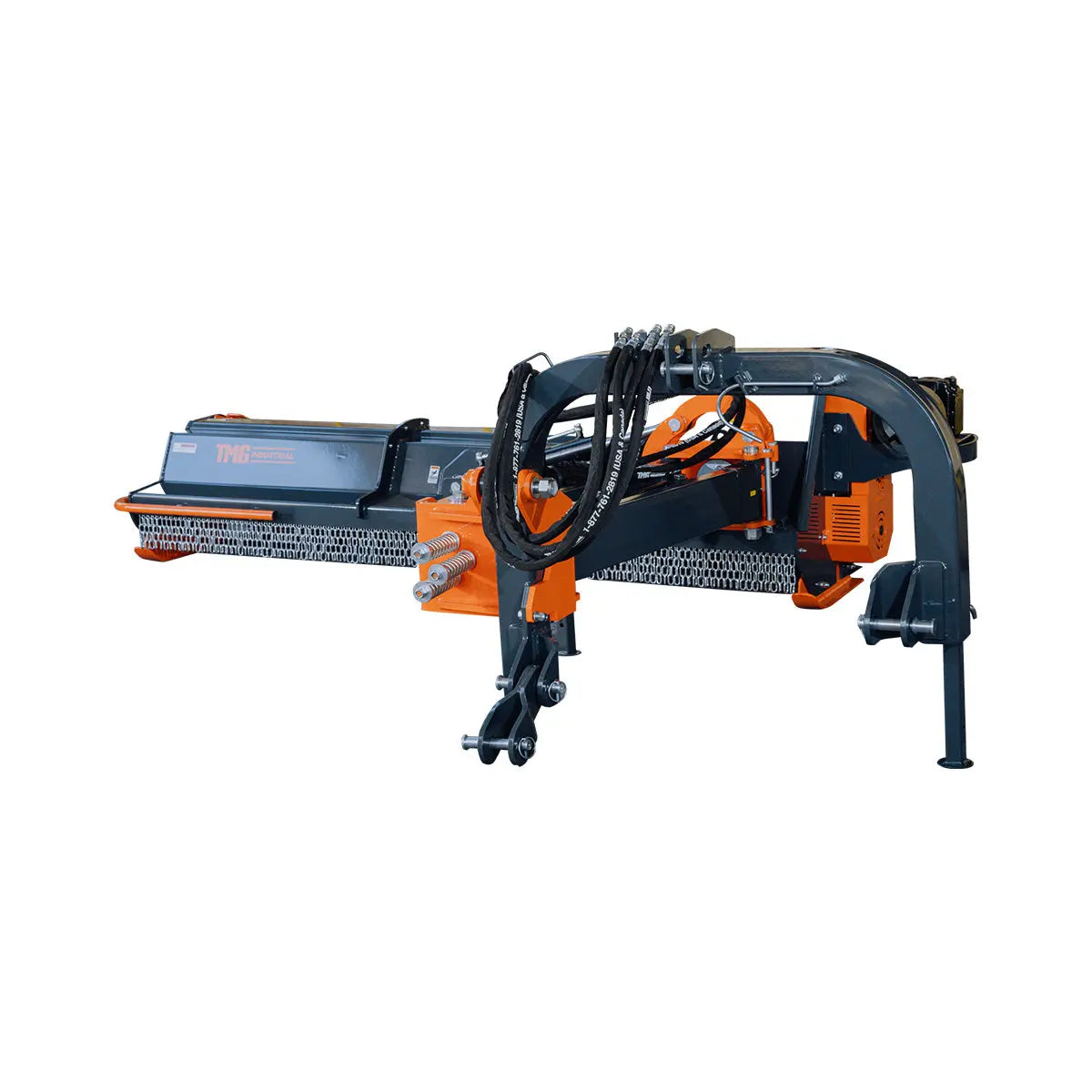 100" Ditch Bank Flail Mower, Offset Verge & Slope Cutter for Tractors 80-120 HP, Italian Gearbox TMG-TFMO100