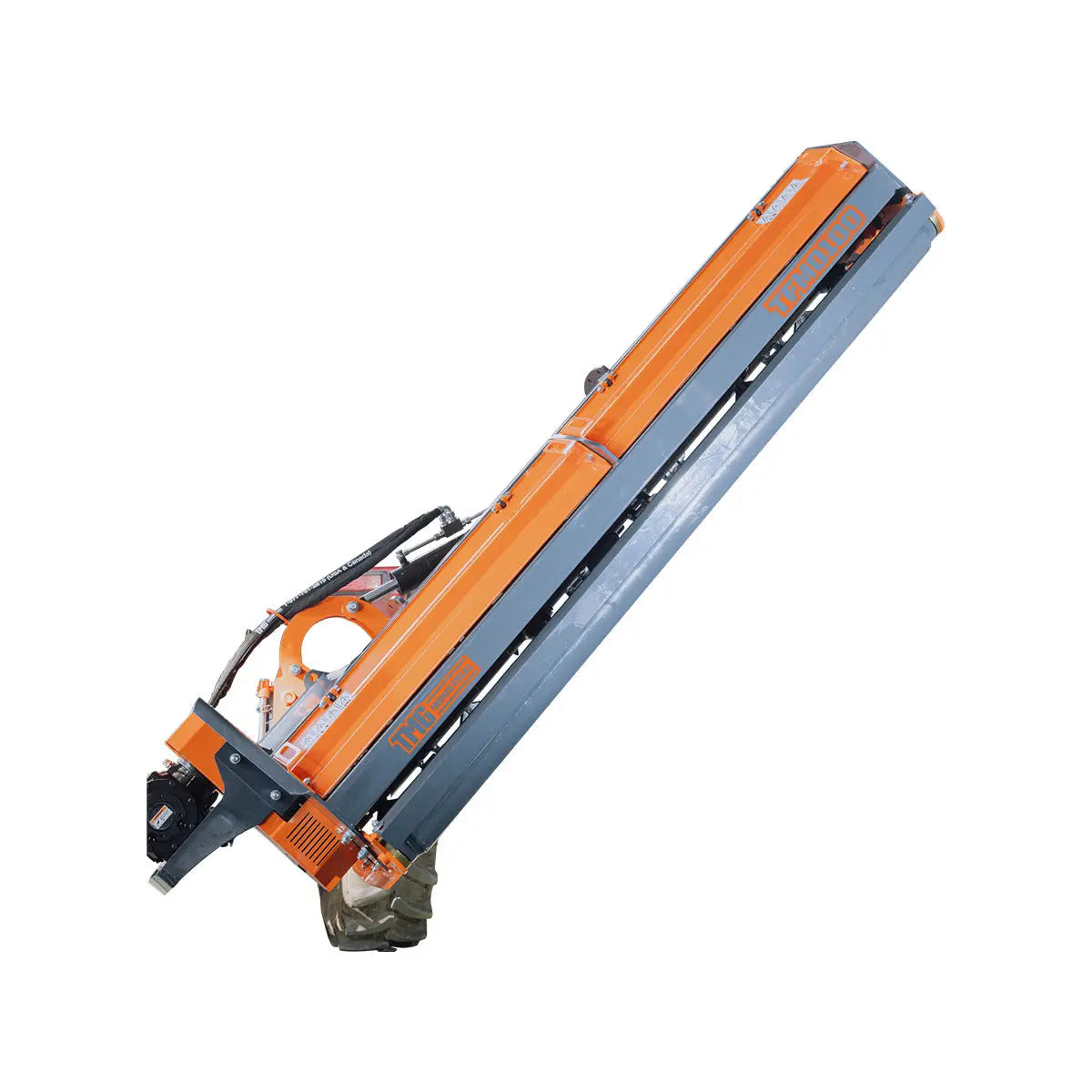 100" Ditch Bank Flail Mower, Offset Verge & Slope Cutter for Tractors 80-120 HP, Italian Gearbox TMG-TFMO100
