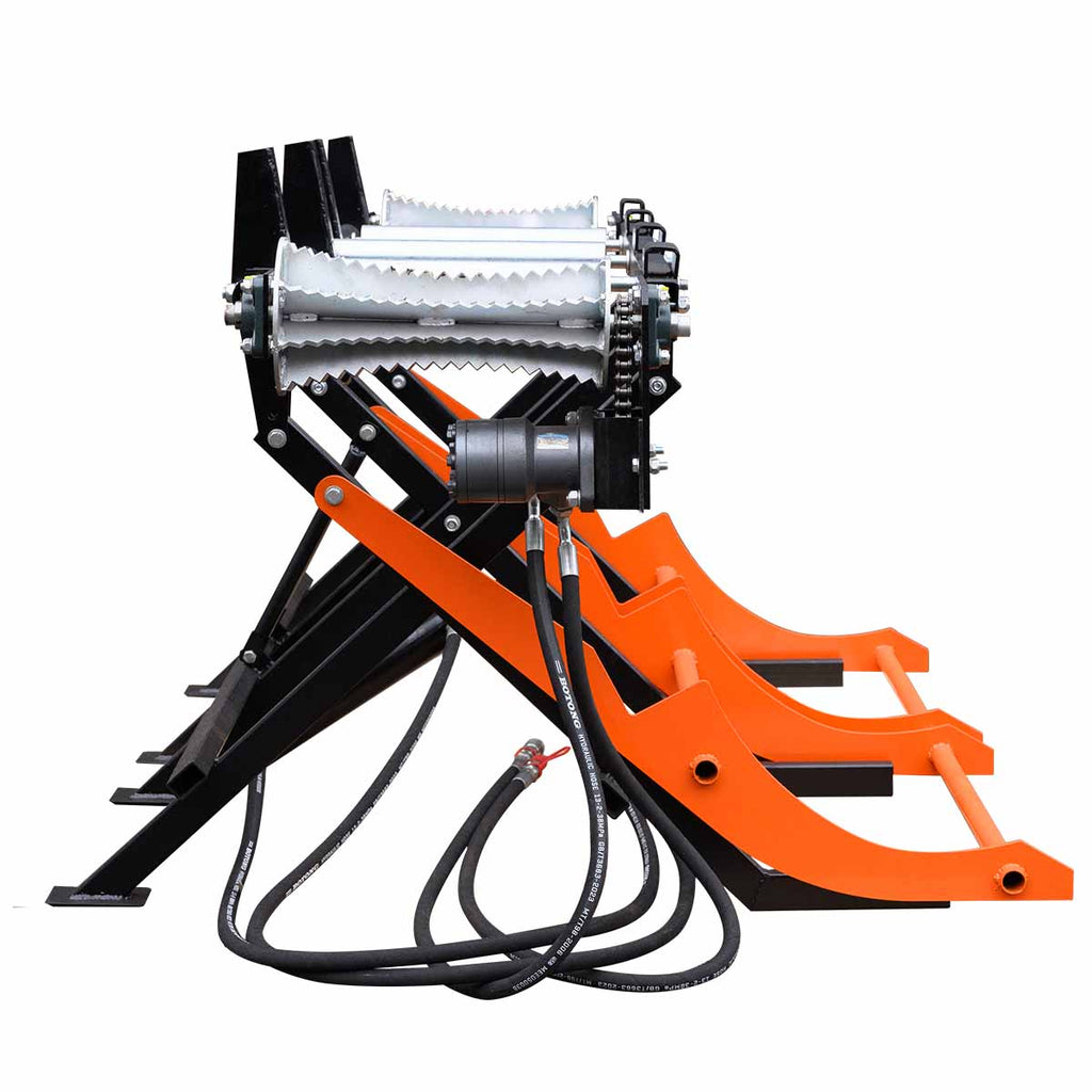 1000 lb Hydraulic Log Lift for TMG-GLS16/20 Firewood Processor, Chain Drive Infeed, TMG-LLS16