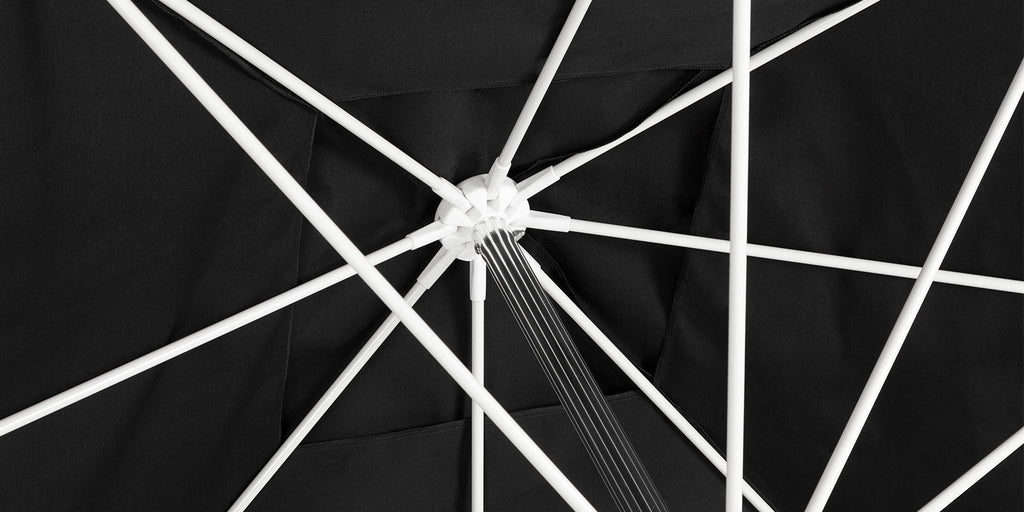 8' Rio Single Vented Square Market Umbrella