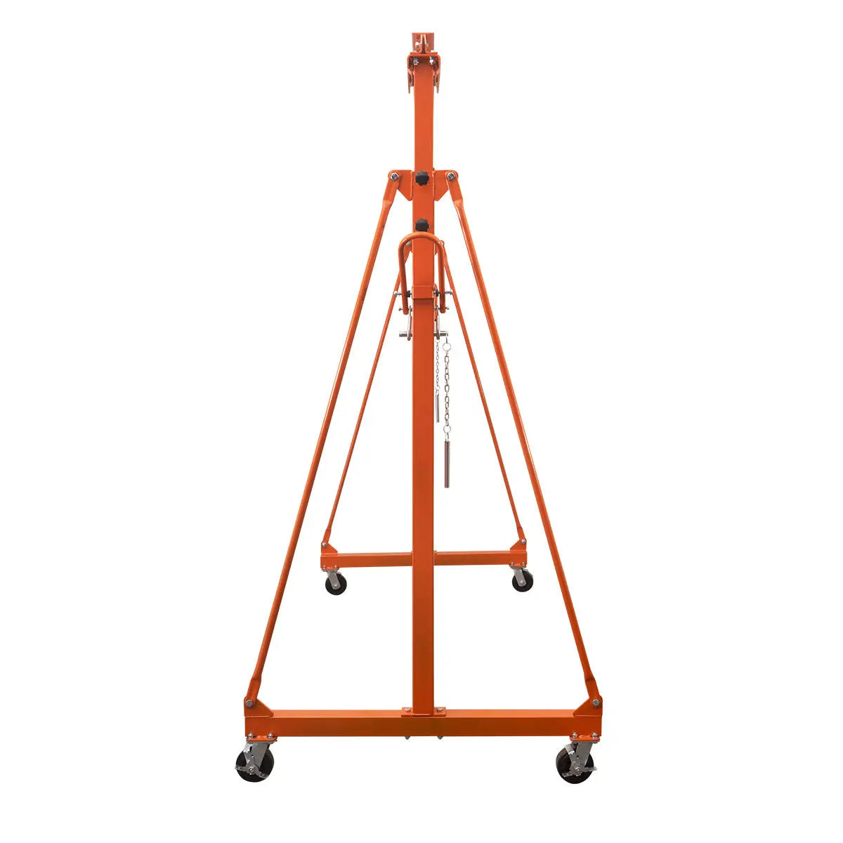 1100-lb Adjustable Height All-Steel Gantry Crane, Auto-Lock, 95" Min. Height, 142" Max. Height, Locking Swivel Caster Wheels, TMG-AGC06(Previously TMG-AGC05)