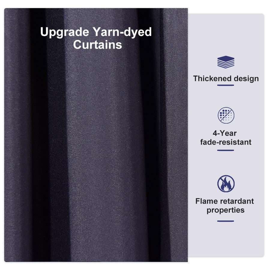 PURPLE LEAF Outdoor Hardtop Gazebo for Patio Bronze Aluminum Frame Pavilion with Navy-Blue Curtain and Reinforced Support Rods