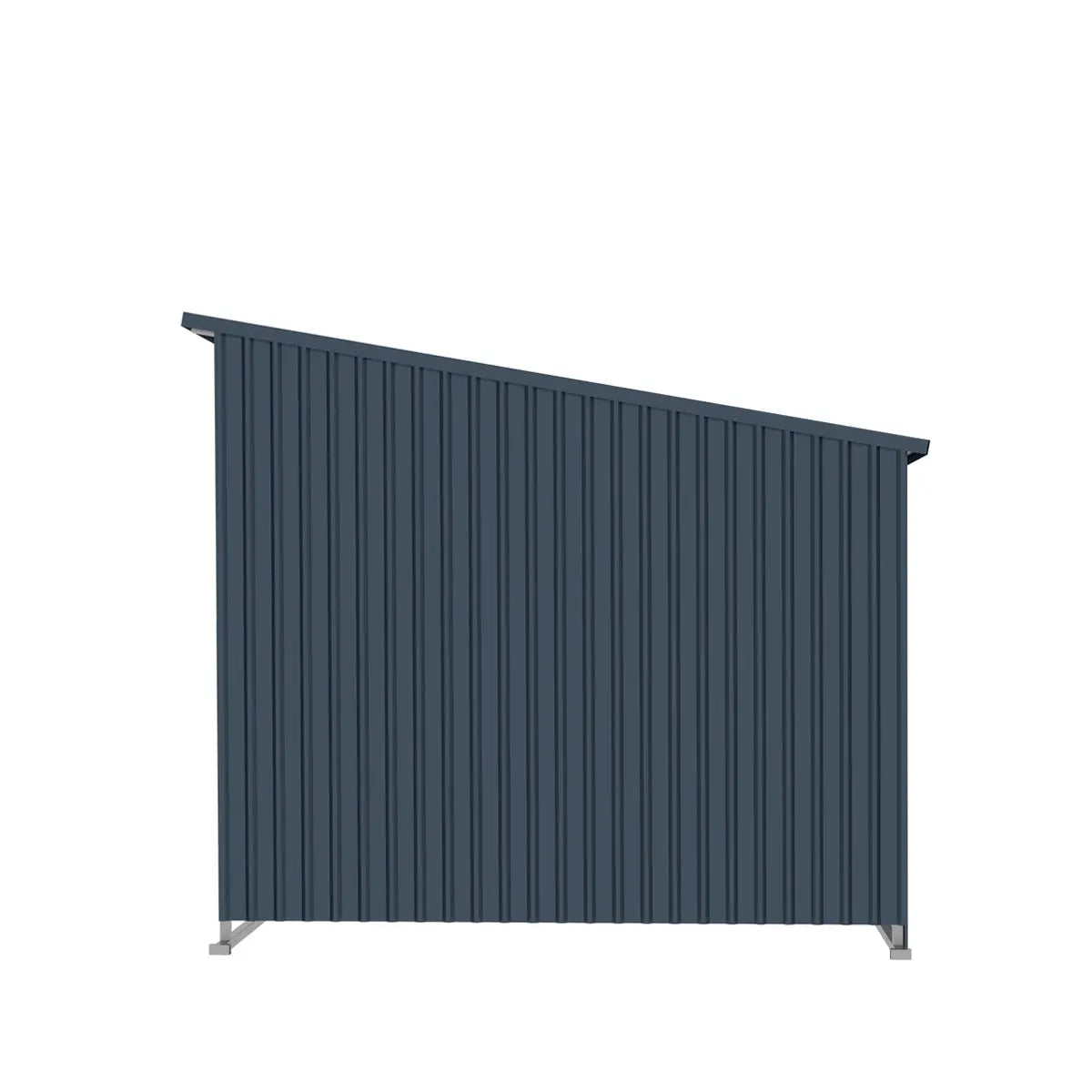 12' x 20' Galvanized Metal Livestock Shed, 240 Sq-Ft, 27 GA Corrugated Panels, Sliding Skid Mount, TMG-MSL1220