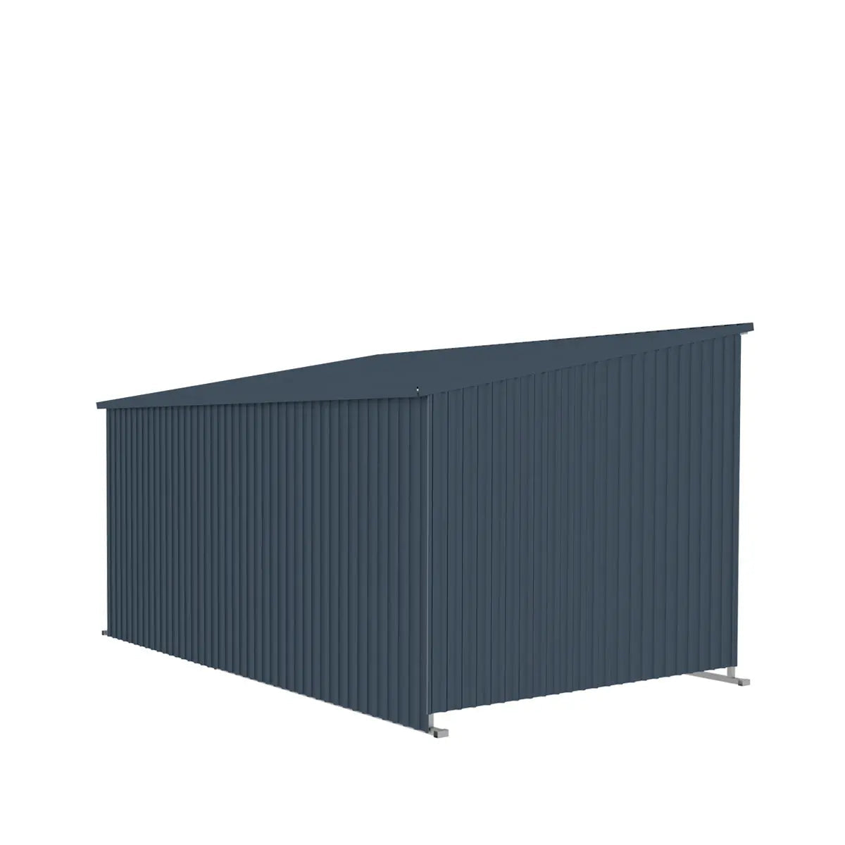 12' x 20' Galvanized Metal Livestock Shed, 240 Sq-Ft, 27 GA Corrugated Panels, Sliding Skid Mount, TMG-MSL1220