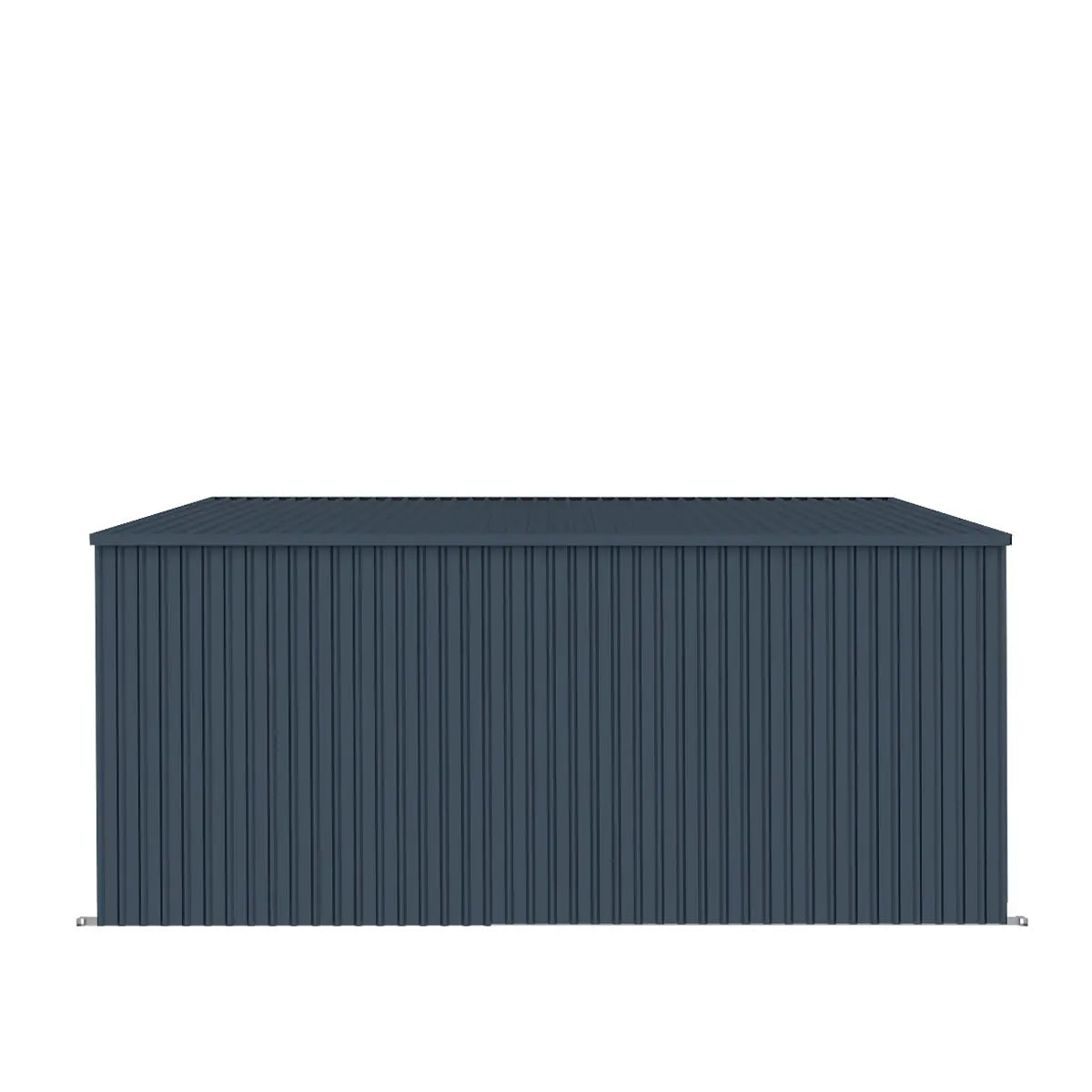 12' x 20' Galvanized Metal Livestock Shed, 240 Sq-Ft, 27 GA Corrugated Panels, Sliding Skid Mount, TMG-MSL1220