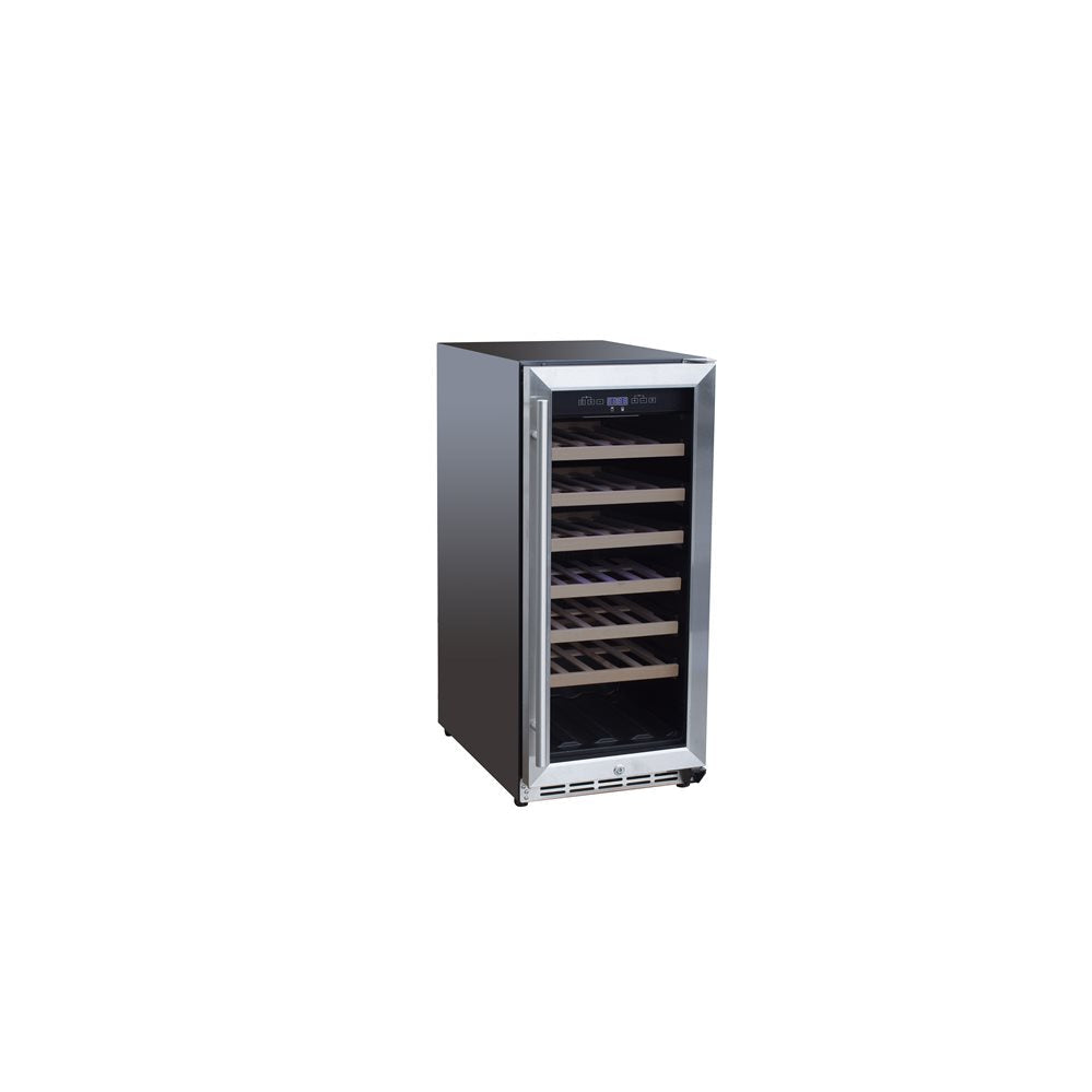 TrueFlame 15" Outdoor Rated Fridge w/Glass Door