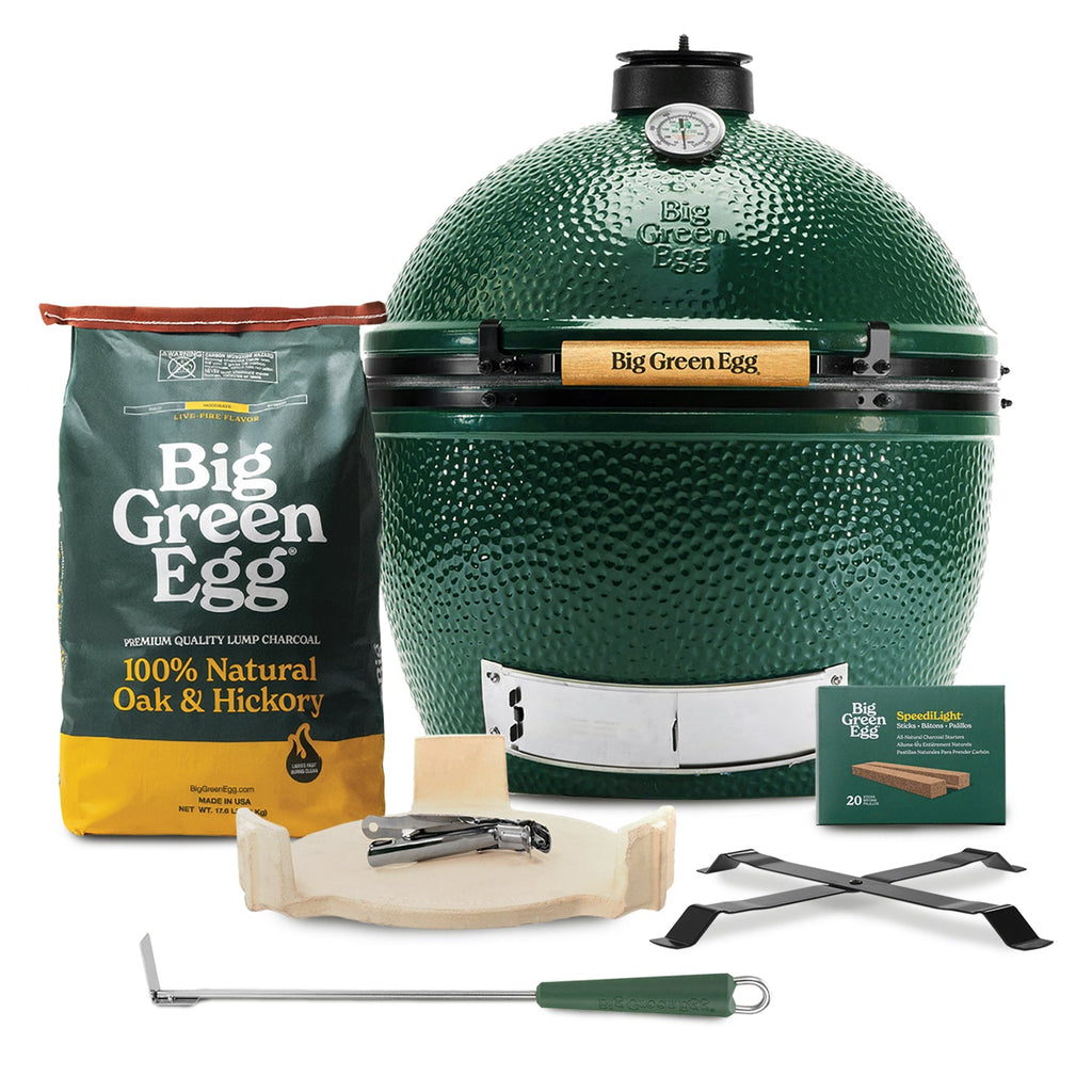 XL Big Green Egg + Acacia Table Package