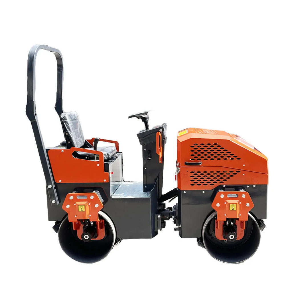 13.5 HP Ride-On Road Roller, 2 x 31-½" Wide & 21" Diameter Rollers, EPA Emissions Compliance, TMG-MVR45