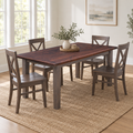 Amish Yorkana Thick Plank Top Dining Farm Table