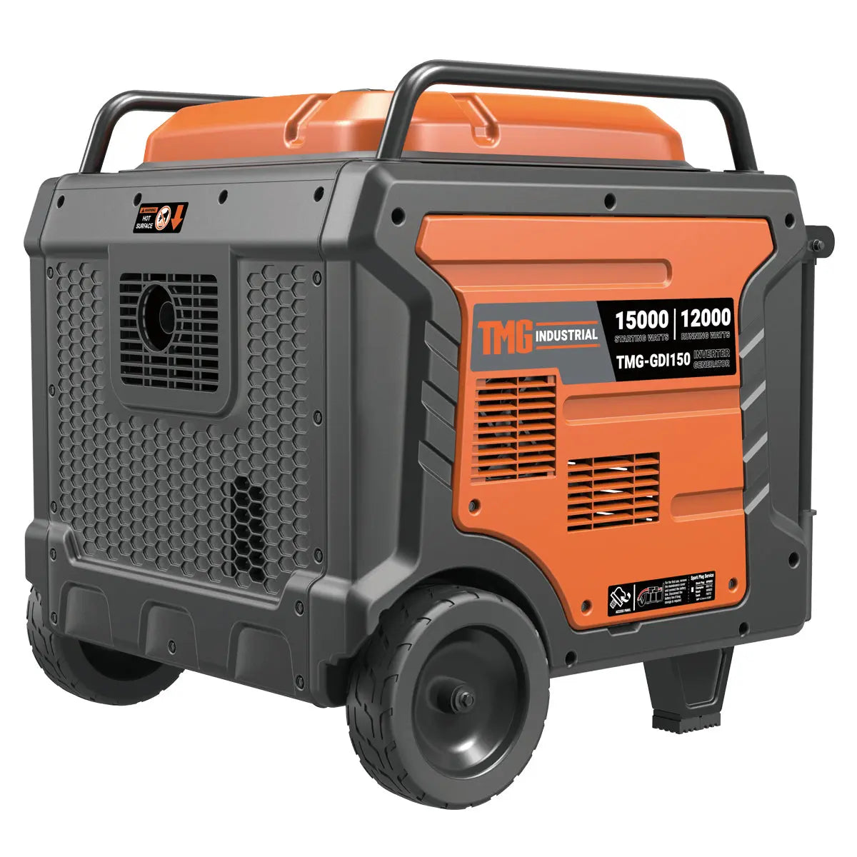 15000 Watt Digital Inverter Portable Generator, 10hrs 50% Load Run Time, EPA Compliance, TMG-GDI150