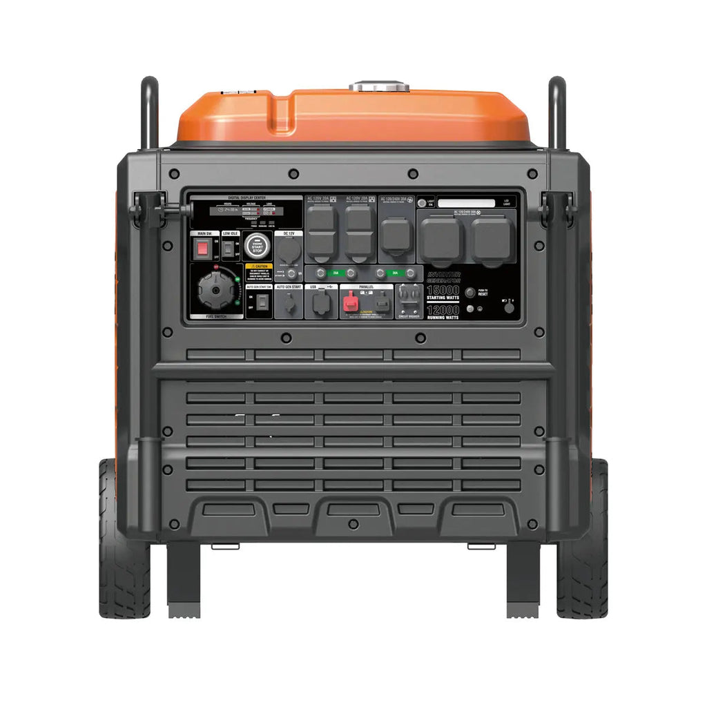 15000 Watt Digital Inverter Portable Generator, 10hrs 50% Load Run Time, EPA Compliance, TMG-GDI150