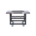 Base with Basket and SS Side Shelves for XL, LG