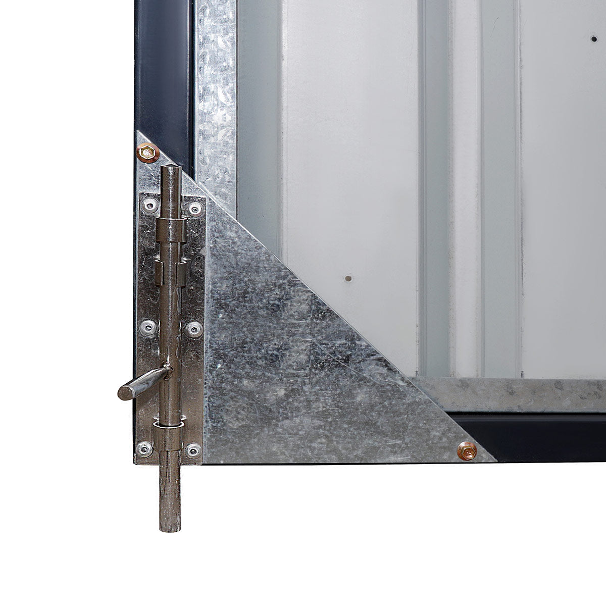 16' x 24' Metal Garage Shed with Swing Front & Side Doors, 10'6" Peak Height, TMG-MS1624A