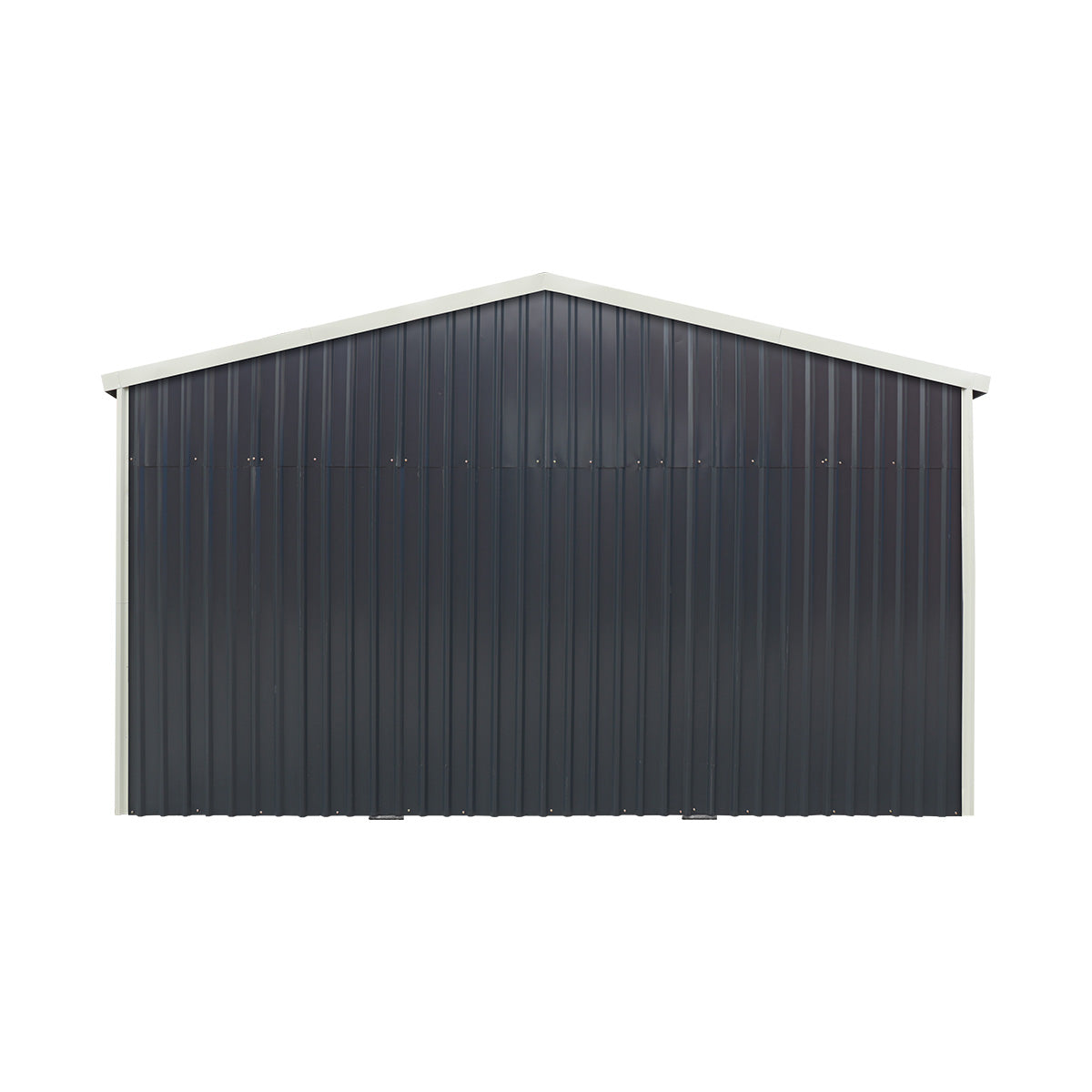 16' x 24' Metal Garage Shed with Swing Front & Side Doors, 10'6" Peak Height, TMG-MS1624A