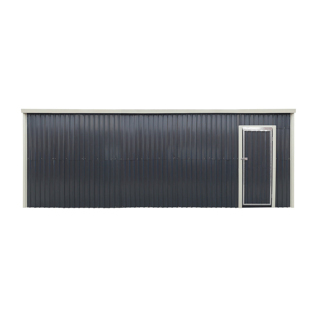 16' x 24' Metal Garage Shed with Swing Front & Side Doors, 10'6" Peak Height, TMG-MS1624A