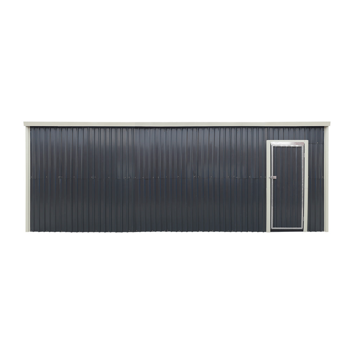 16' x 24' Metal Garage Shed with Swing Front & Side Doors, 10'6" Peak Height, TMG-MS1624A