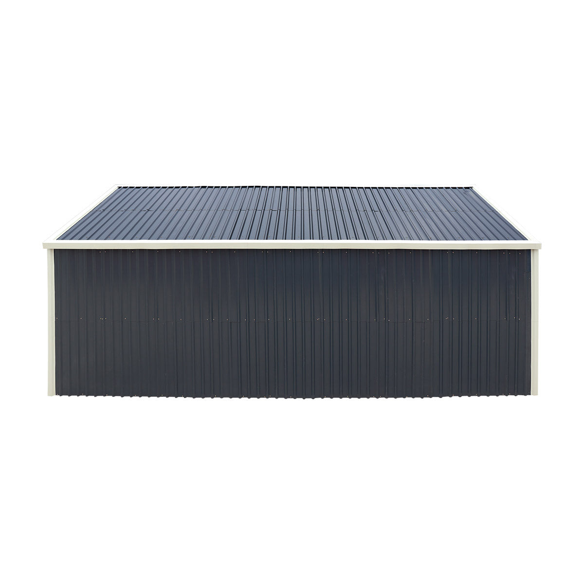16' x 24' Metal Garage Shed with Swing Front & Side Doors, 10'6" Peak Height, TMG-MS1624A