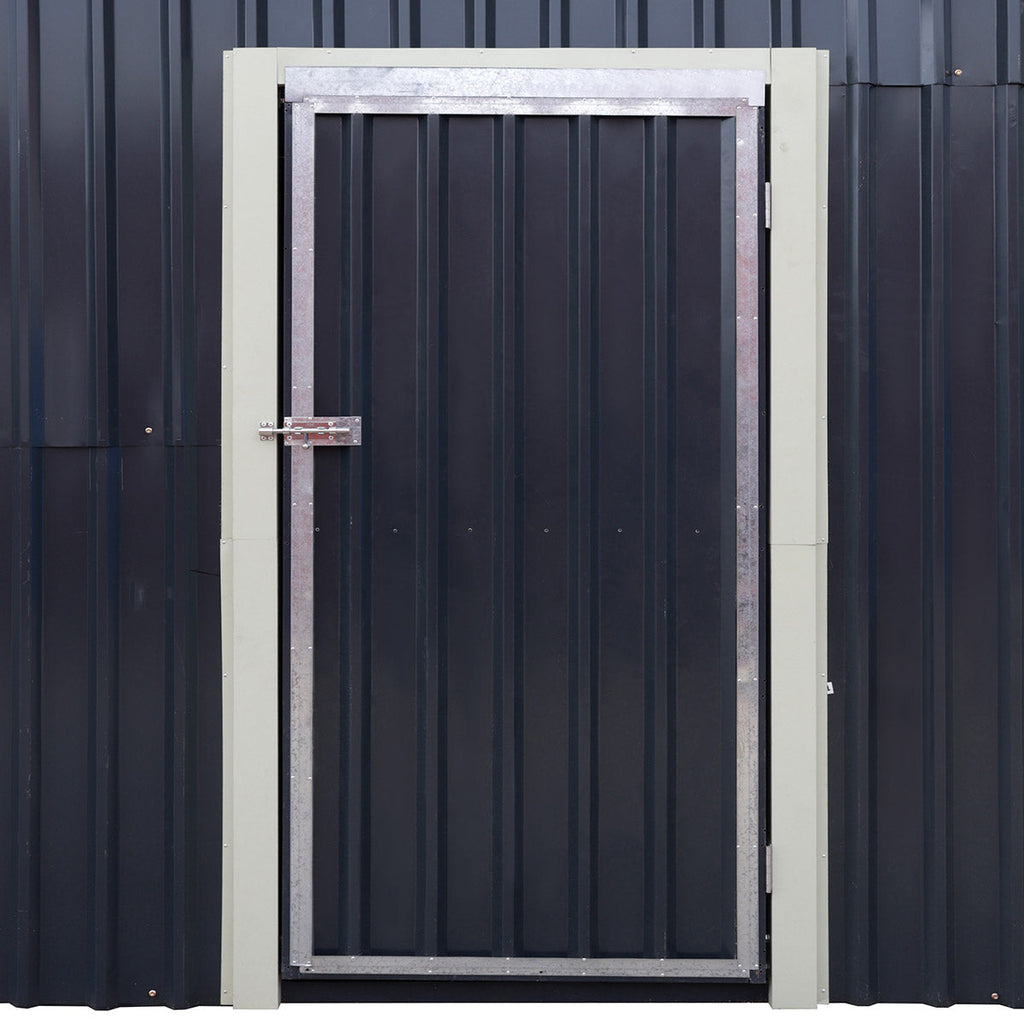 16' x 24' Metal Garage Shed with Swing Front & Side Doors, 10'6" Peak Height, TMG-MS1624A