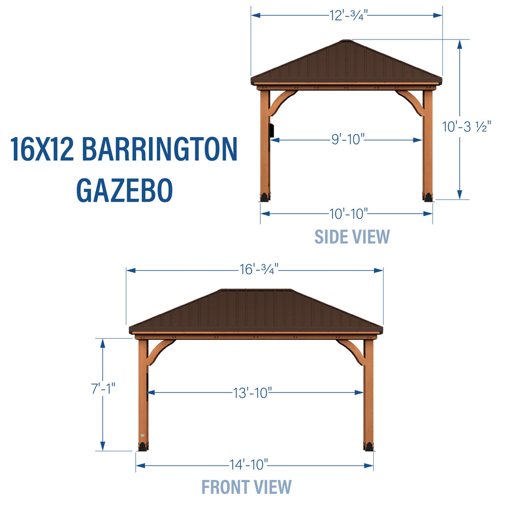 16x12 Barrington Gazebo