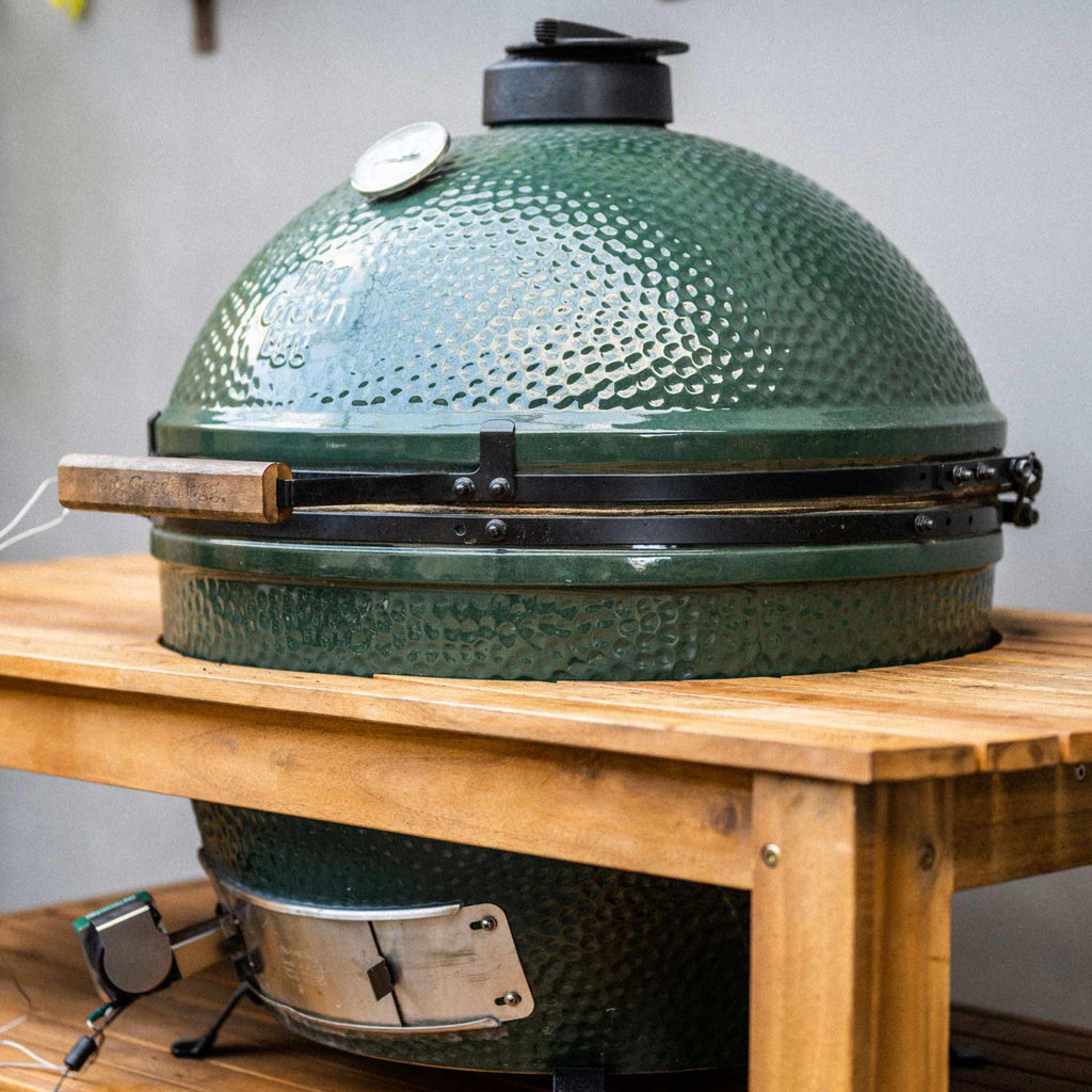 Table en bois d’acacia pour XL Big Green Egg