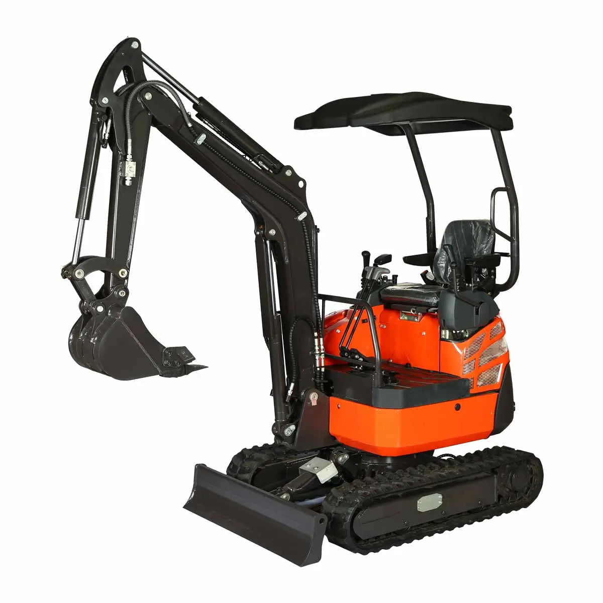 1800 KG Compact Mini Excavator, 16 HP Kubota Diesel, KDK Pump, Eaton Motor, 86" Digging Depth TMG-MVE18