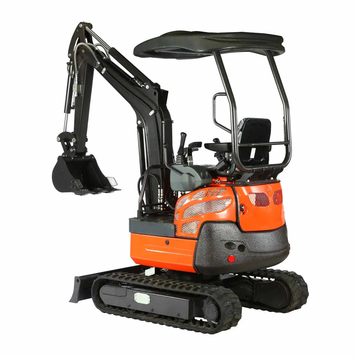 1800 KG Compact Mini Excavator, 16 HP Kubota Diesel, KDK Pump, Eaton Motor, 86" Digging Depth TMG-MVE18