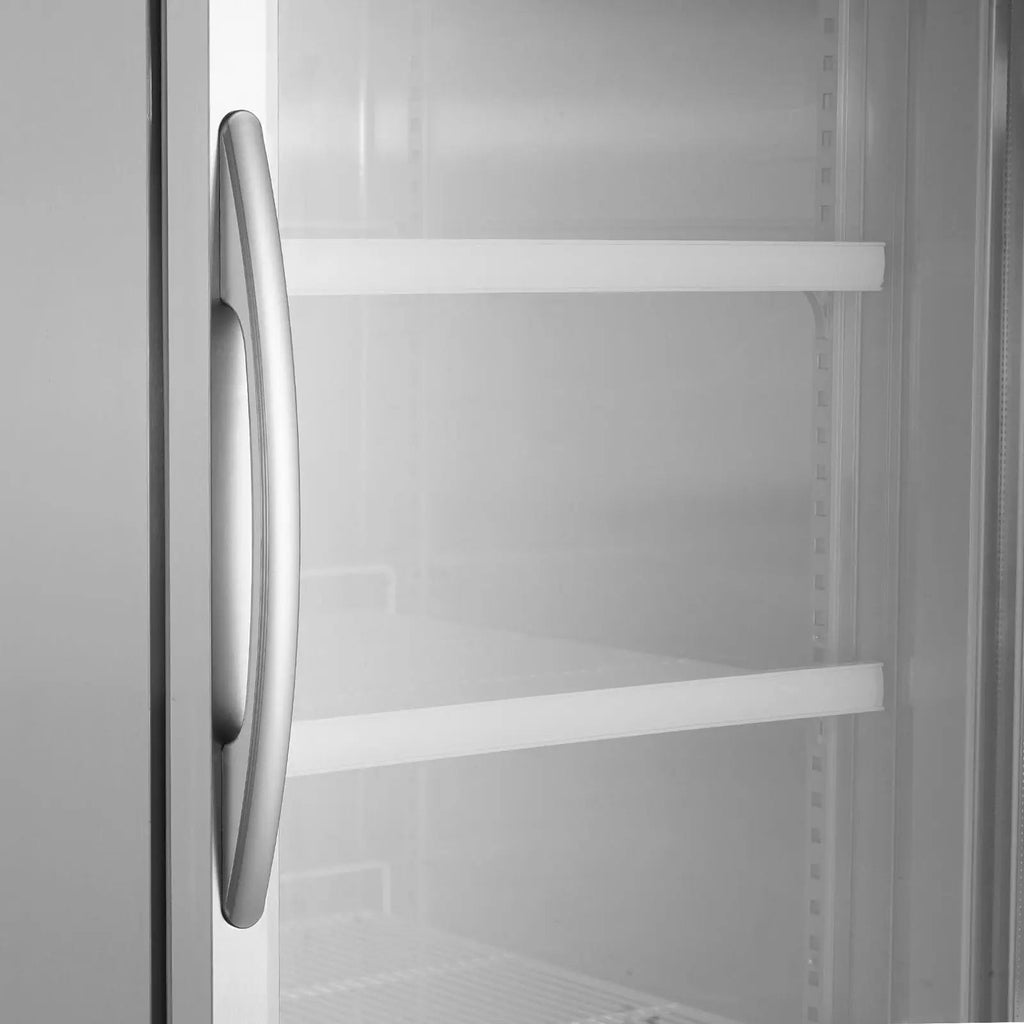 18.68 Cu.ft. Commercial Display Refrigerator, Single Glass Door, Stainless Steel, DOBA-FZG18
