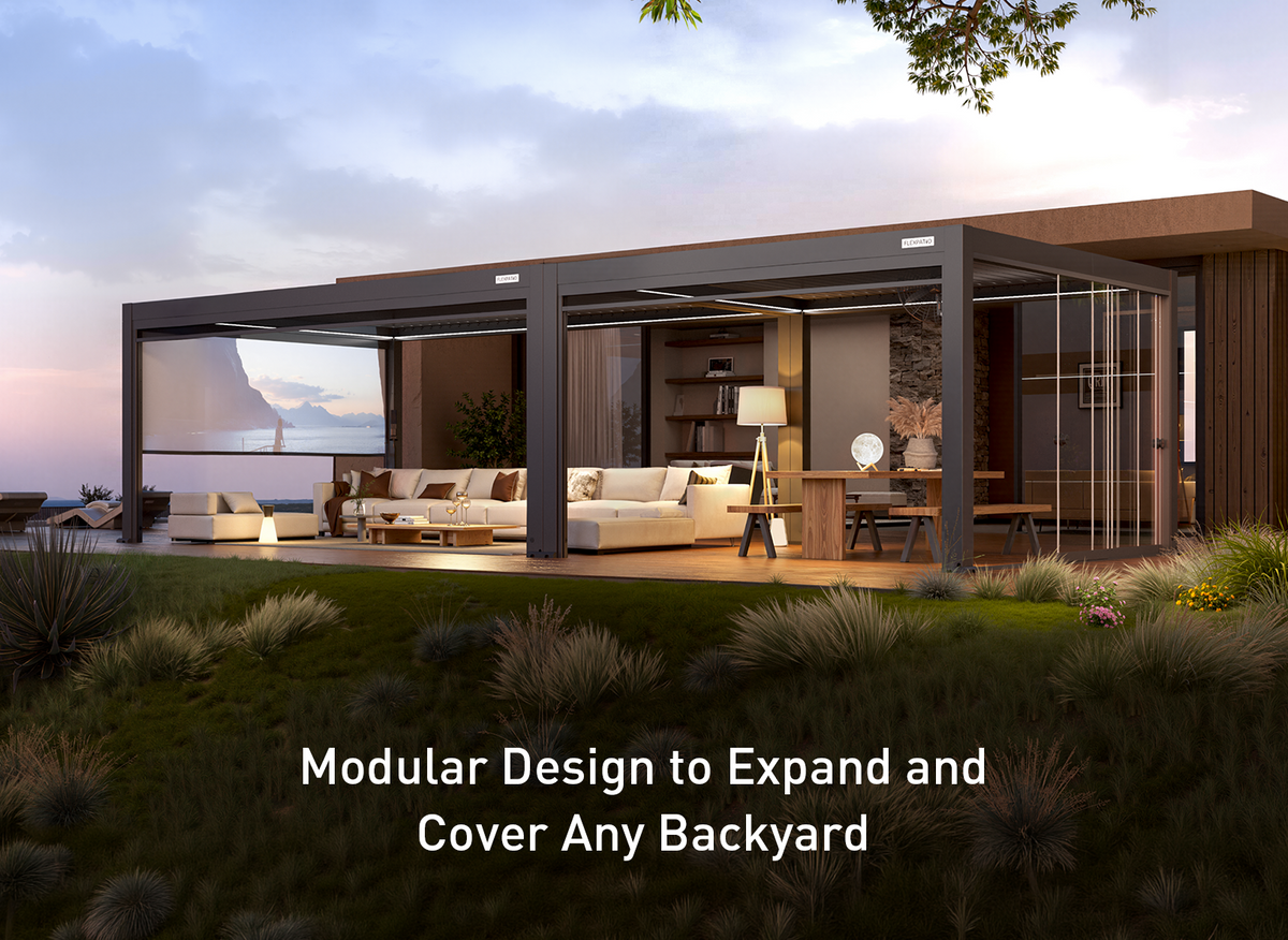 FlexPatio POWER+ PRO Gen 2 Motorized Pergola
