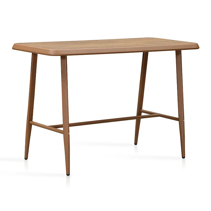 PURPLE LEAF Outdoor Bar Table Patio Dining Table Coffee Kitchen Breakfast Bistro Pub Bar Table for Patio Poolside