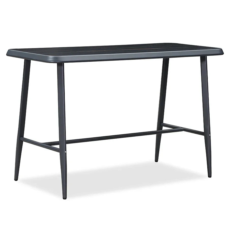 PURPLE LEAF Outdoor Bar Table Patio Dining Table Coffee Kitchen Breakfast Bistro Pub Bar Table for Patio Poolside
