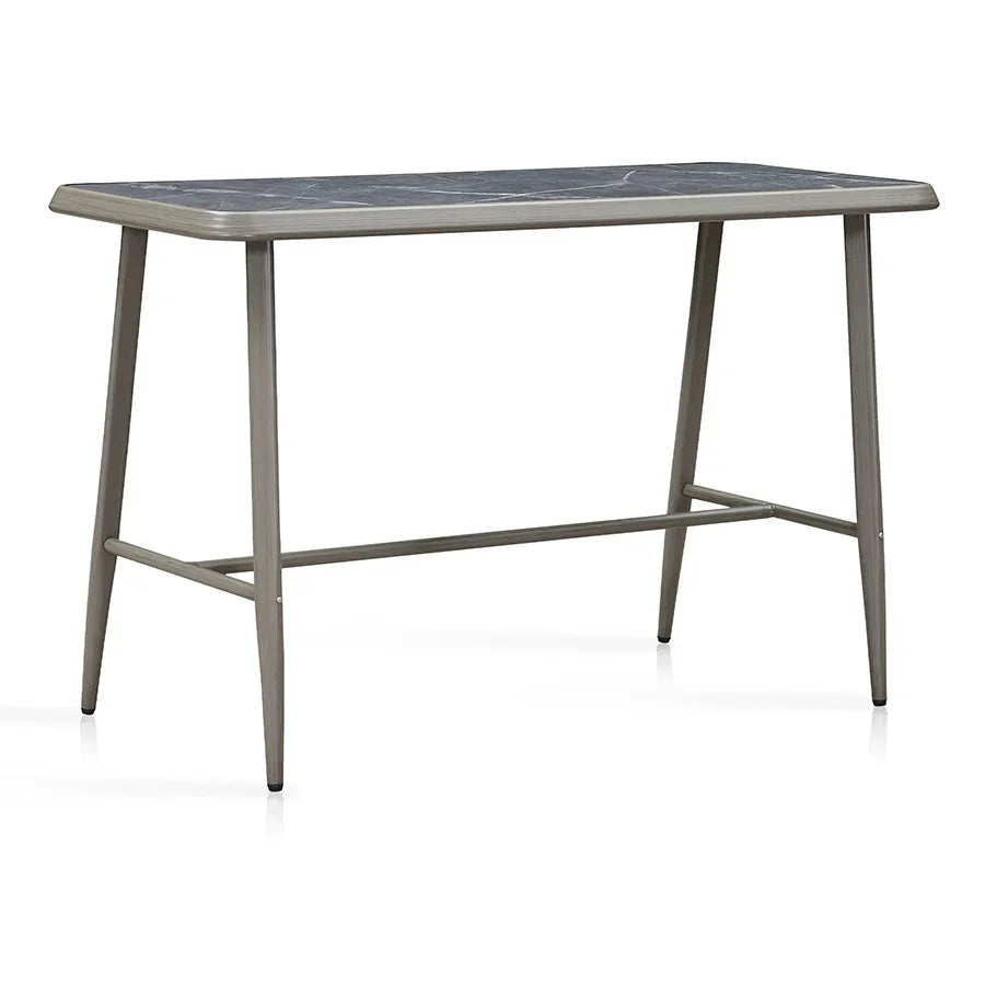 PURPLE LEAF Outdoor Bar Table Patio Dining Table Coffee Kitchen Breakfast Bistro Pub Bar Table for Patio Poolside