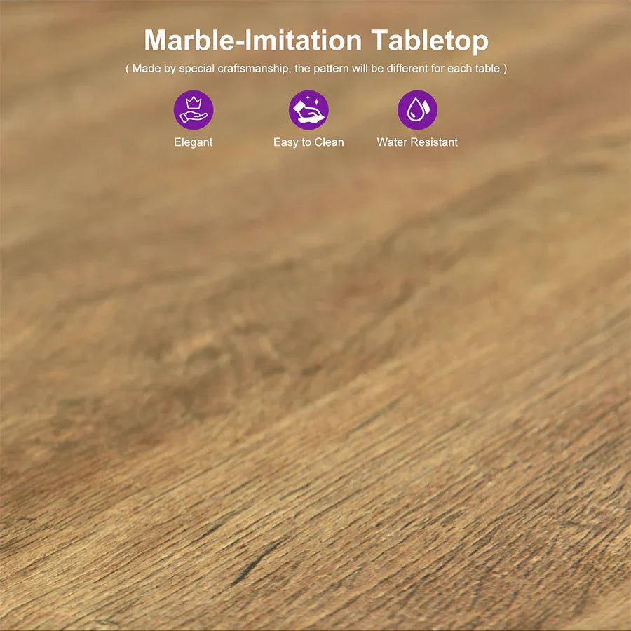 PURPLE LEAF Outdoor Bar Table Patio Dining Table Coffee Kitchen Breakfast Bistro Pub Bar Table for Patio Poolside