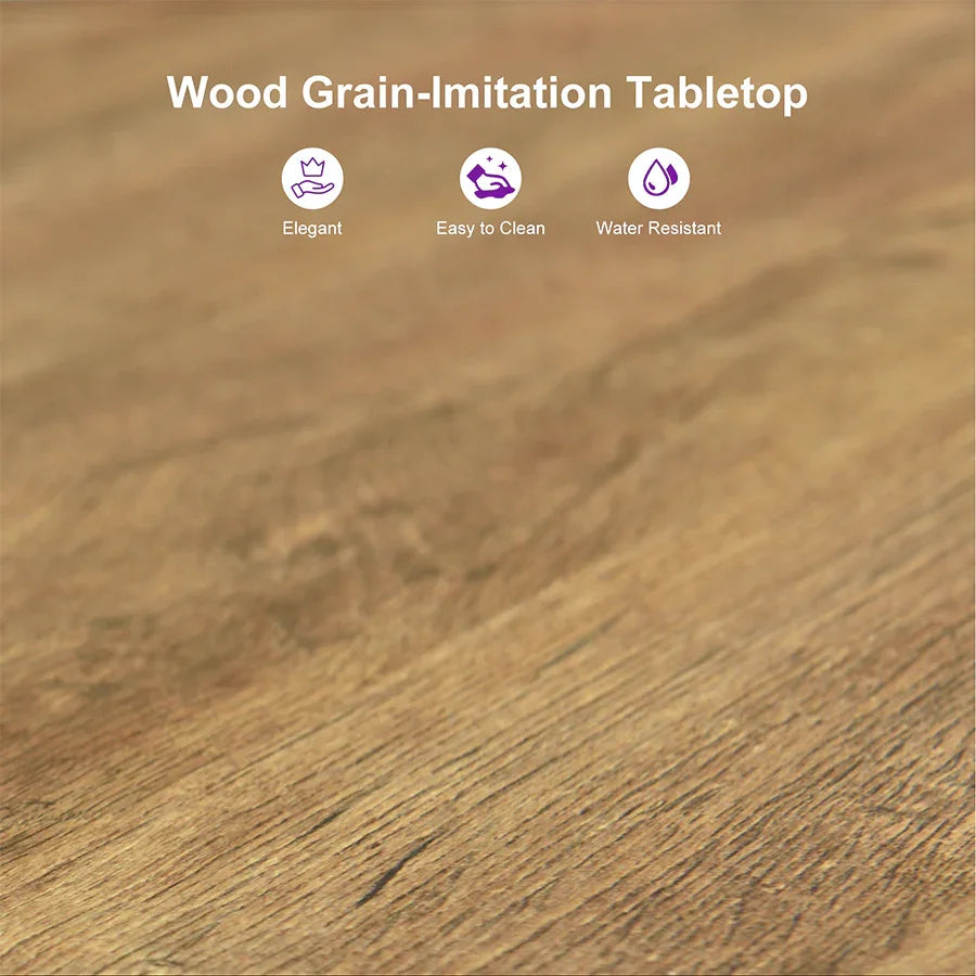 PURPLE LEAF Outdoor Bar Table Patio Dining Table Coffee Kitchen Breakfast Bistro Pub Bar Table for Patio Poolside