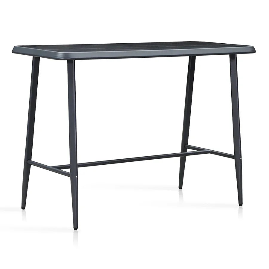 PURPLE LEAF Outdoor Bar Table Patio Dining Table Coffee Kitchen Breakfast Bistro Pub Bar Table for Patio Poolside