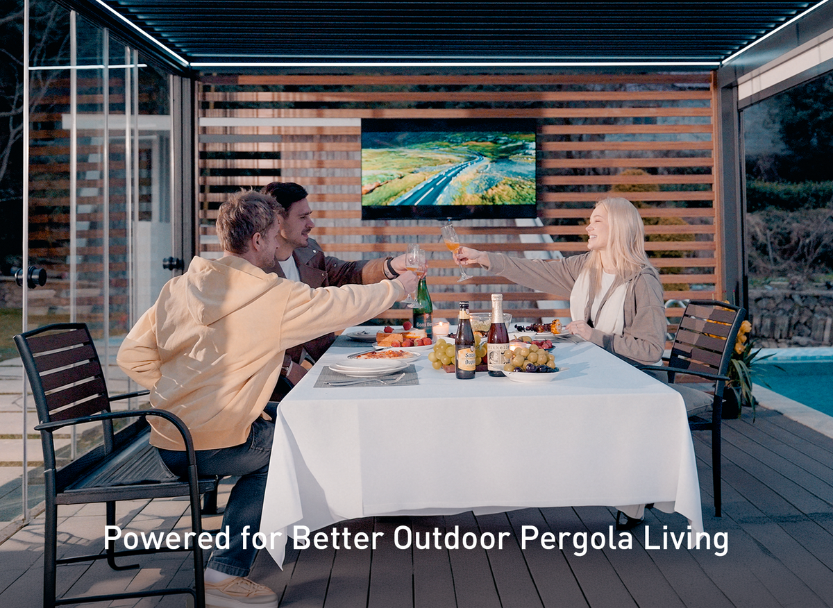 FlexPatio POWER+ PRO Gen 2 Motorized Pergola